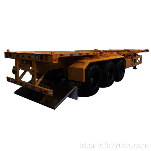 Tangki Bahan Bakar Trailer Semi Flatbed Rendah